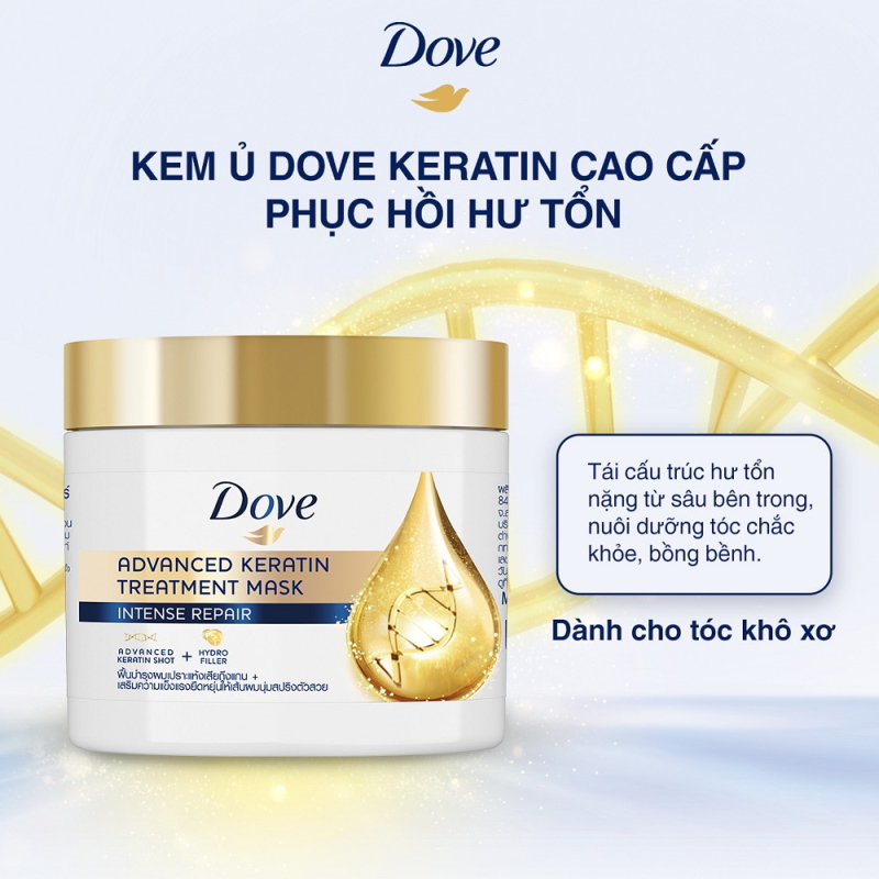 Đối tượng khuyên dùng ủ tóc Dove Advanced 