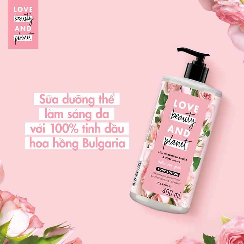 Sữa tắm Love Beauty And Planet Majectic Glow Body Wash