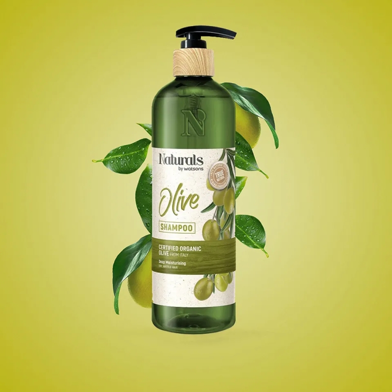 Thành phần trong dầu gội Olive Naturals By Watsons