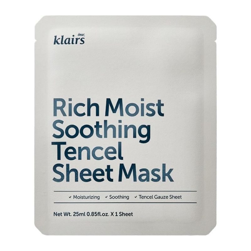 Mặt nạ cho da nhạy cảm Klairs Rich Moist Soothing Sheet Mask