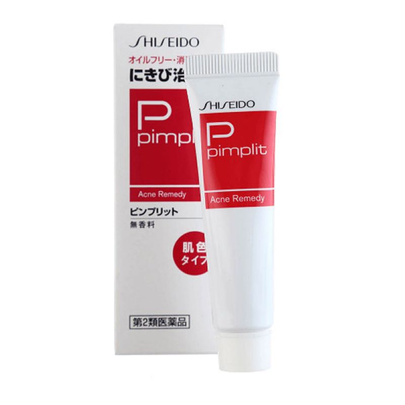 8. Kem trị mụn trắng da shiseido pimplit Nhật Bản 15g