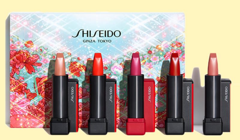 Bảng màu son Shiseido Rouge Rouge