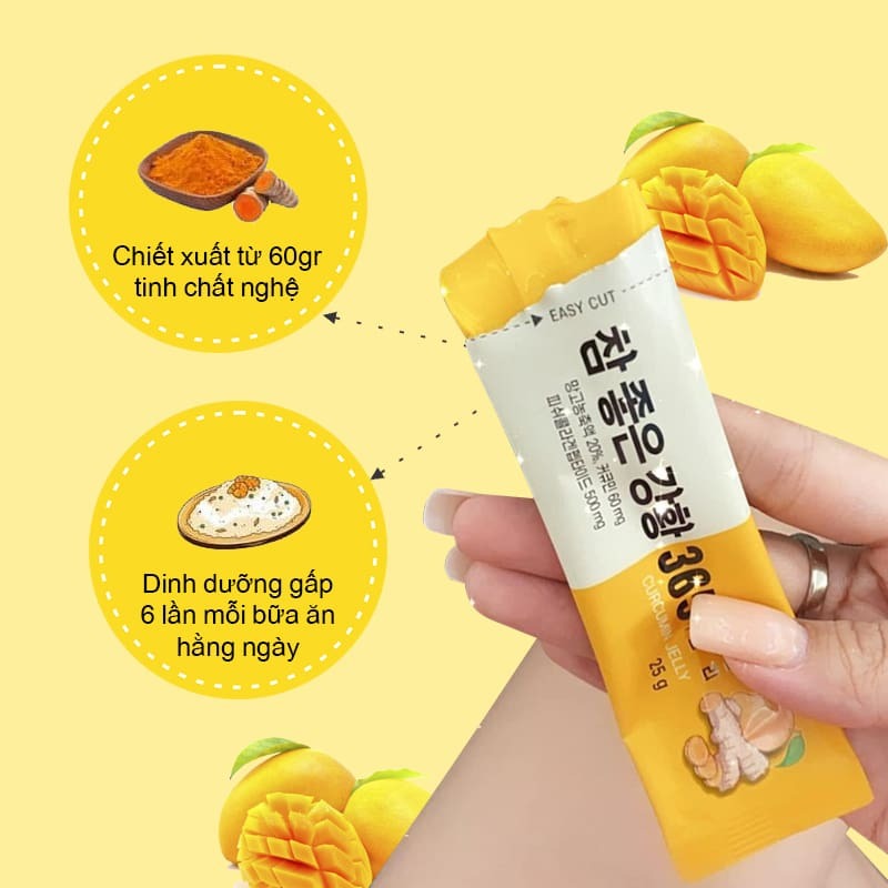 Collagen Hàn Quốc Nano Curcumin Jelly 365
