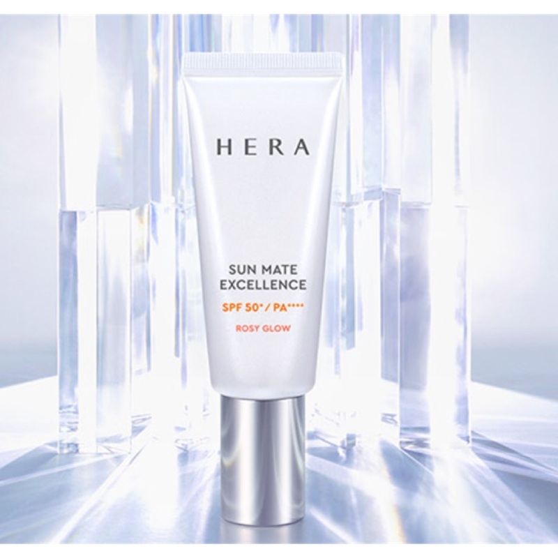 Kem chống nắng nâng tone cho da dầu Hera Sun Mate Excellence Rosy Glow 
