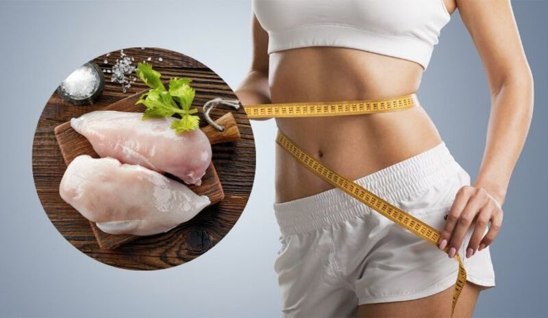 Ăn ức gà giúp giảm cân 