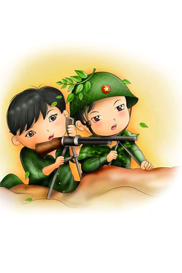 Chào mừng 76 năm ngày thành lập Quân đội nhân dân Việt Nam - Mầm non Đồng  Dương