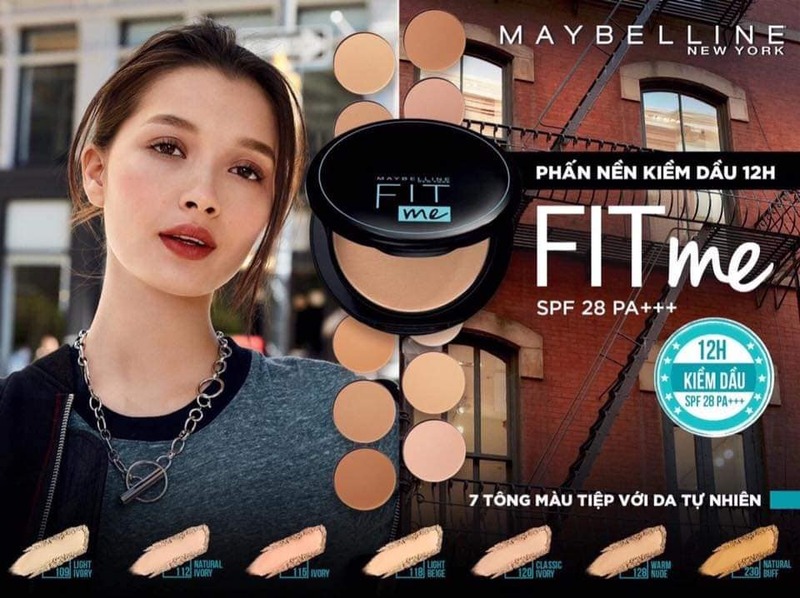 phấn phủ Maybelline Fit Me Compact Powder