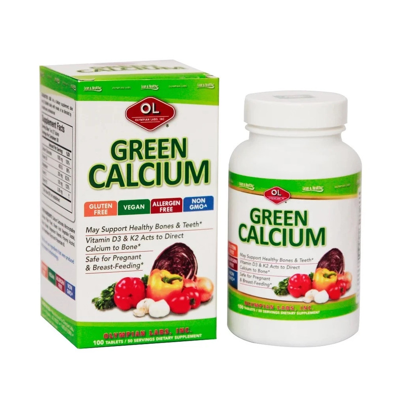 Thuốc canxi Olympian Labs Green Calcium