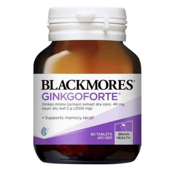 Viên uống Blackmores Ginkgo Forte - Hỗ trợ tăng cường trí nhớ