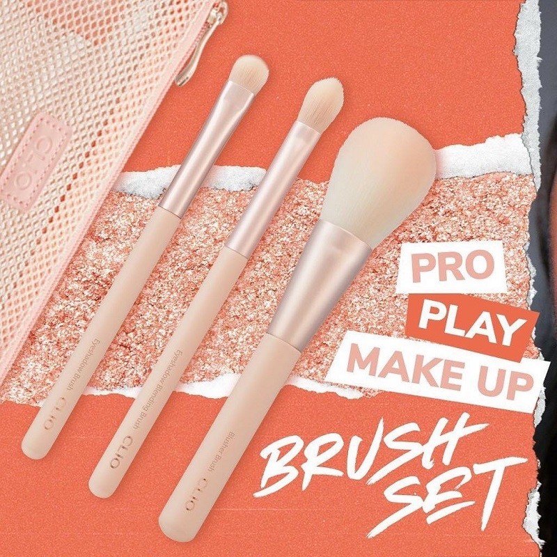 Bộ Cọ Trang Điểm Clio Pro Play Makeup Brush Kèm Túi Đựng