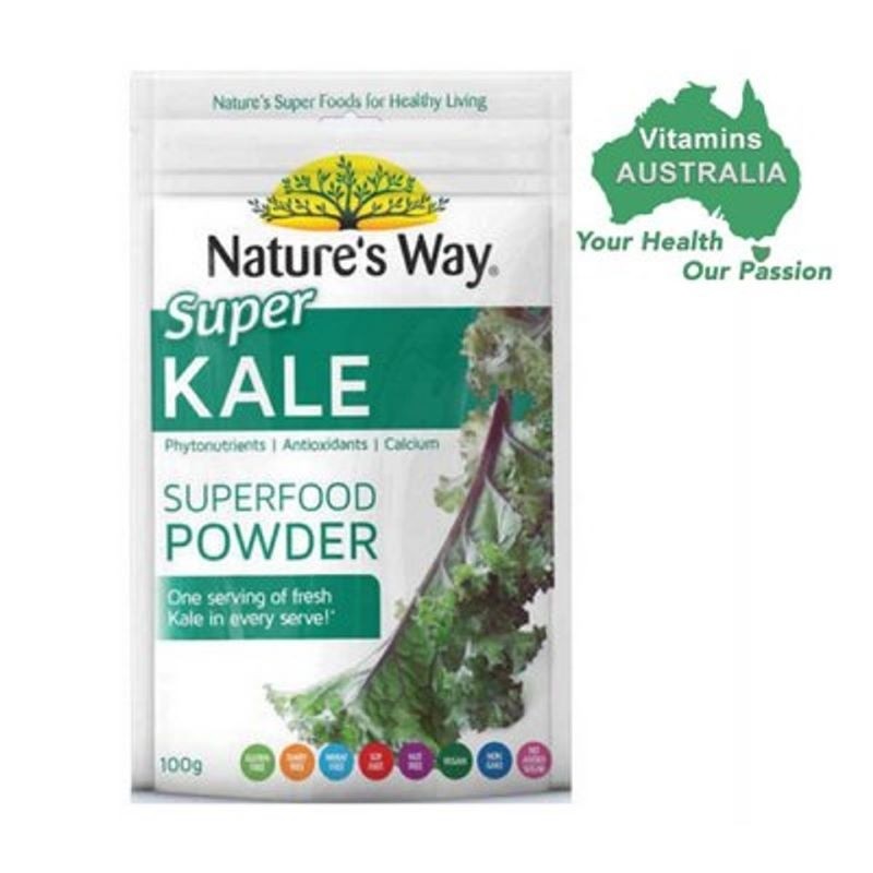 Bột cải xoăn Kale Superfood Power Nature’s Way 100g
