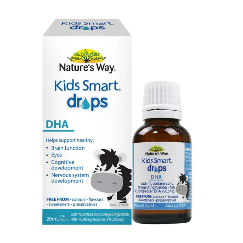 DHA Nature’s Way Kids Smart DHA Drops lọ 20ml của Úc