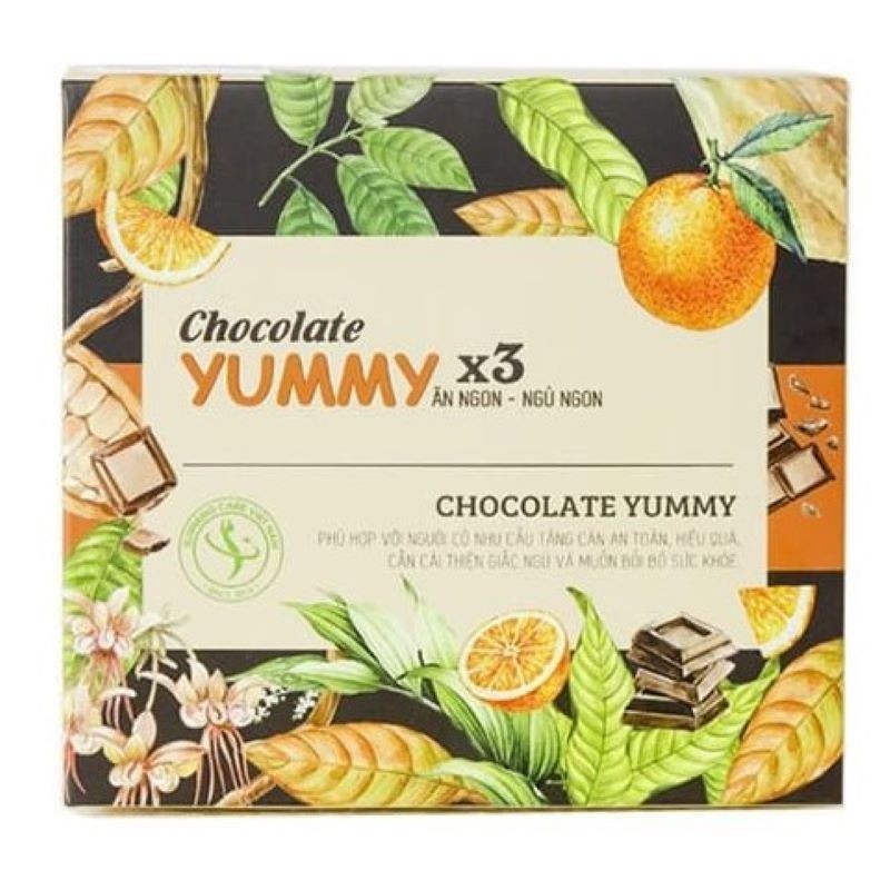 Kẹo Chocolate Yummy X3 hỗ trợ tăng cân 450g
