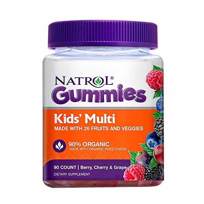 Kẹo Dẻo Natrol Gummies Kids' Multi Cho Bé 90 Viên Của Mỹ