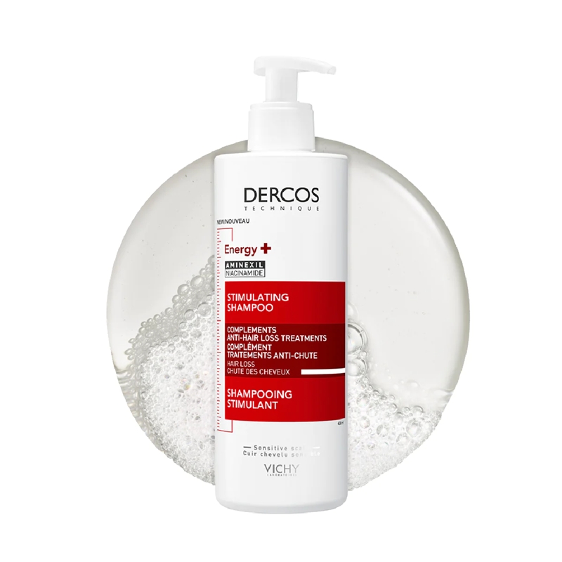 Dầu gội giảm rụng tóc Vichy Dercos Technique Energising Shampoo Targets Hairloss