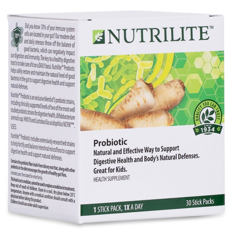 Men vi sinh Nutrilite Probiotic cho mọi đối tượng, hộp 30 gói