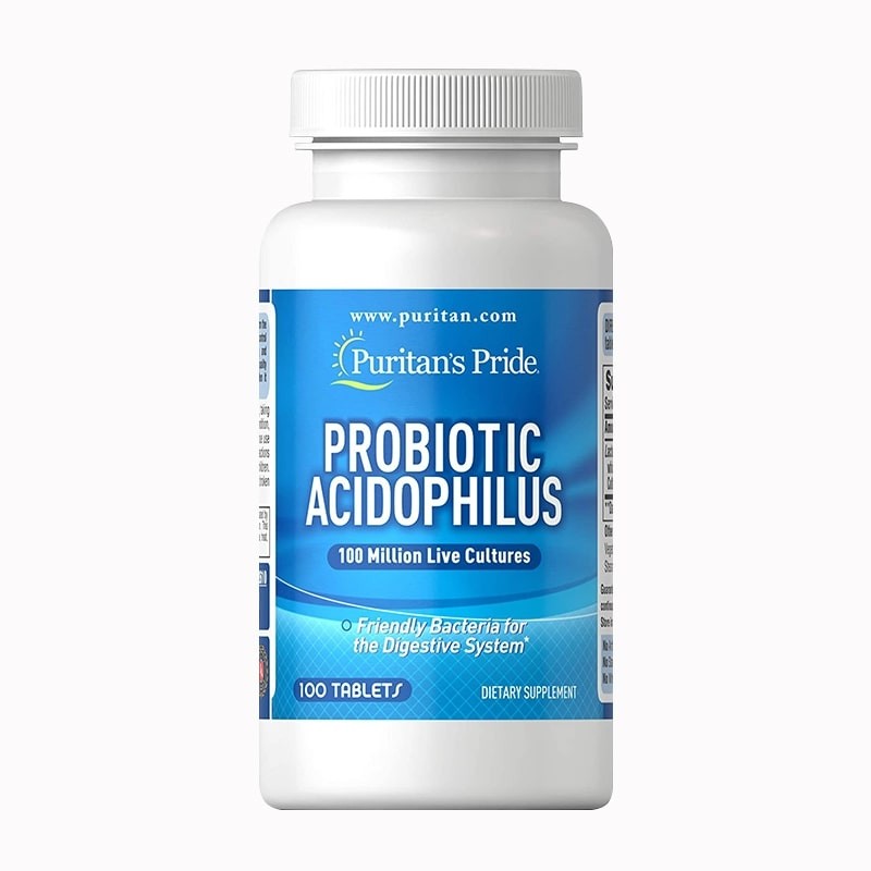 Viên uống men vi sinh Probiotic Acidophilus Puritan's Pride của Mỹ
