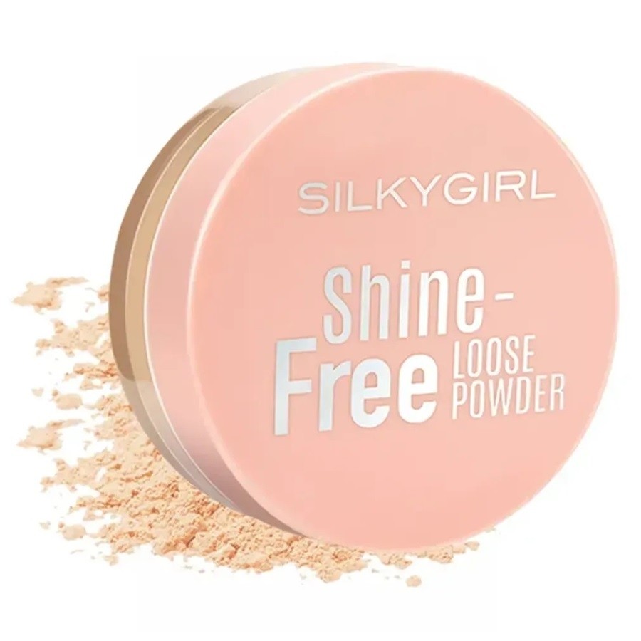 Phấn Phủ Dạng Bột SILKYGIRL 01 Natural Light 15g Shine-Free Loose Powder