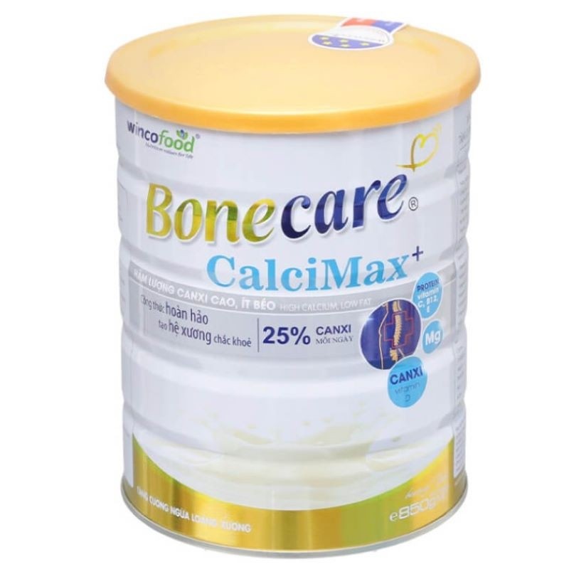 Sữa Bột Dinh Dưỡng Hỗ Trợ Xương Khớp Bonecare Calcimax 850g