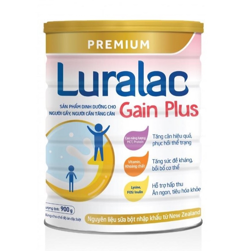 Sữa Luralac Gain Plus hộp 800g - Hỗ trợ tăng cân