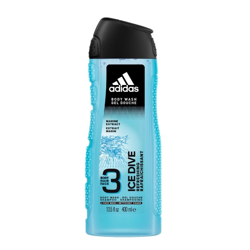 Sữa tắm gội toàn thân Adidas Ice Dive hương bạc hà 400ml