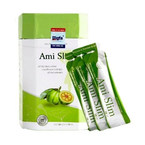 Thạch Ami Slim hỗ trợ giảm cân hộp 45 gói
