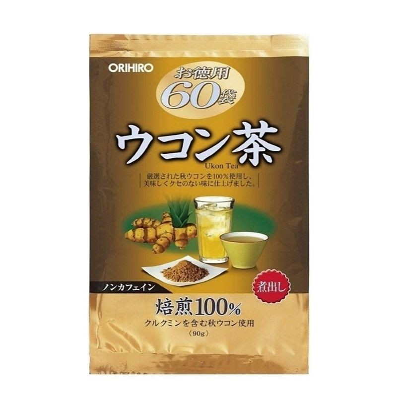 Trà nghệ mùa thu Orihiro Ukon Tea Nhật Bản gói 60 túi lọc