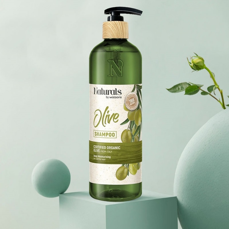 Dầu gội Olive Naturals By Watsons 490ml