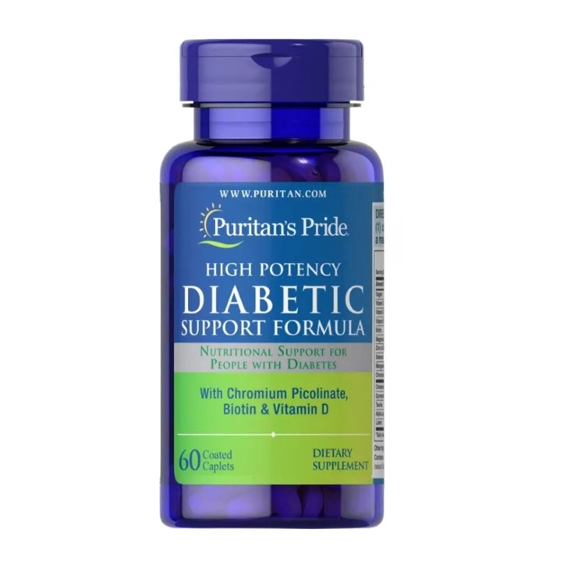 Viên bổ sung vitamin cho người tiểu đường Puritan's Pride Diabetic Support của Mỹ