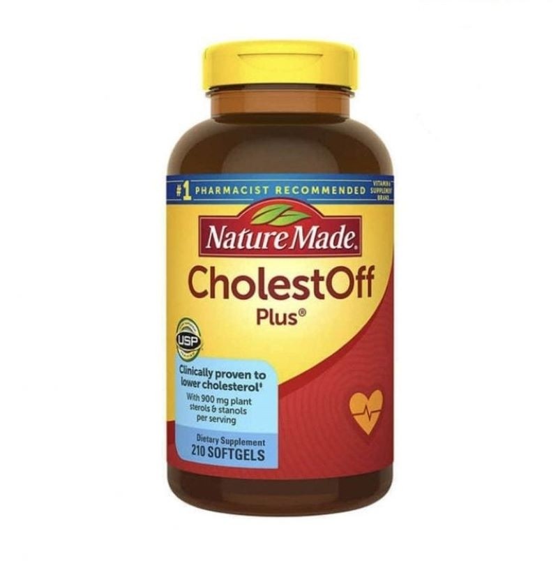 Viên giảm cholesterol Nature Made Cholest Off Plus Chính Hãng của Mỹ, hộp 210 viên
