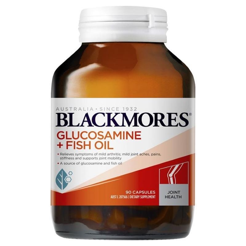 Viên uống Blackmores Glucosamine & Fish Oil hỗ trợ xương khớp kết hợp dầu cá