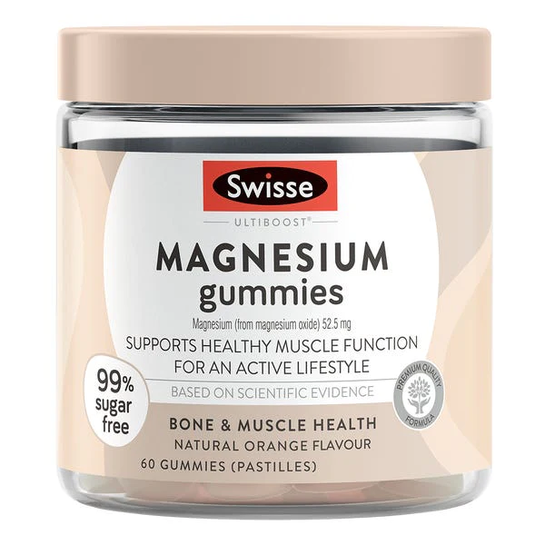 Viên nhai Swisse Magnesium bổ sung Magie và cải thiện cơ bắp