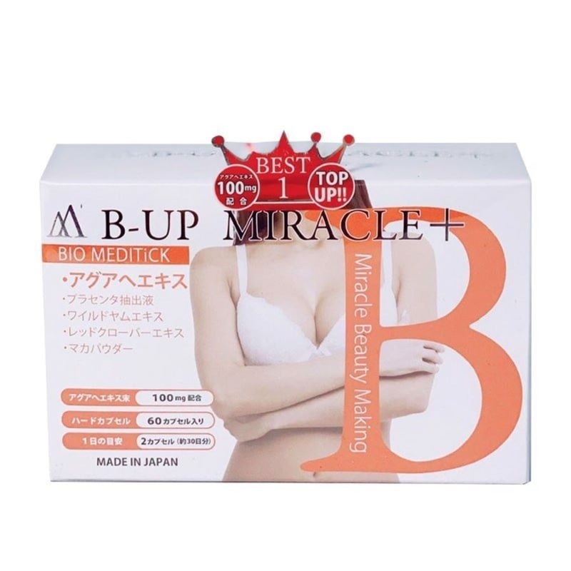 Viên uống B-Up Miracle + Nhật Bản hộp 60 viên