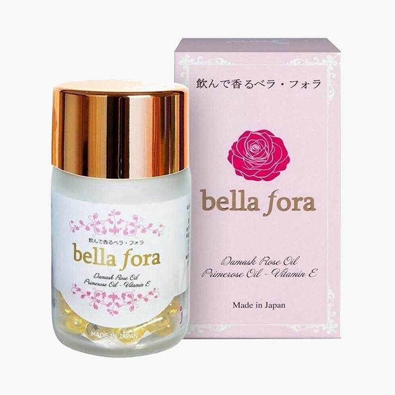 Viên uống tinh chất hoa hồng Bella Fora Nhật Bản tạo hương toàn thân