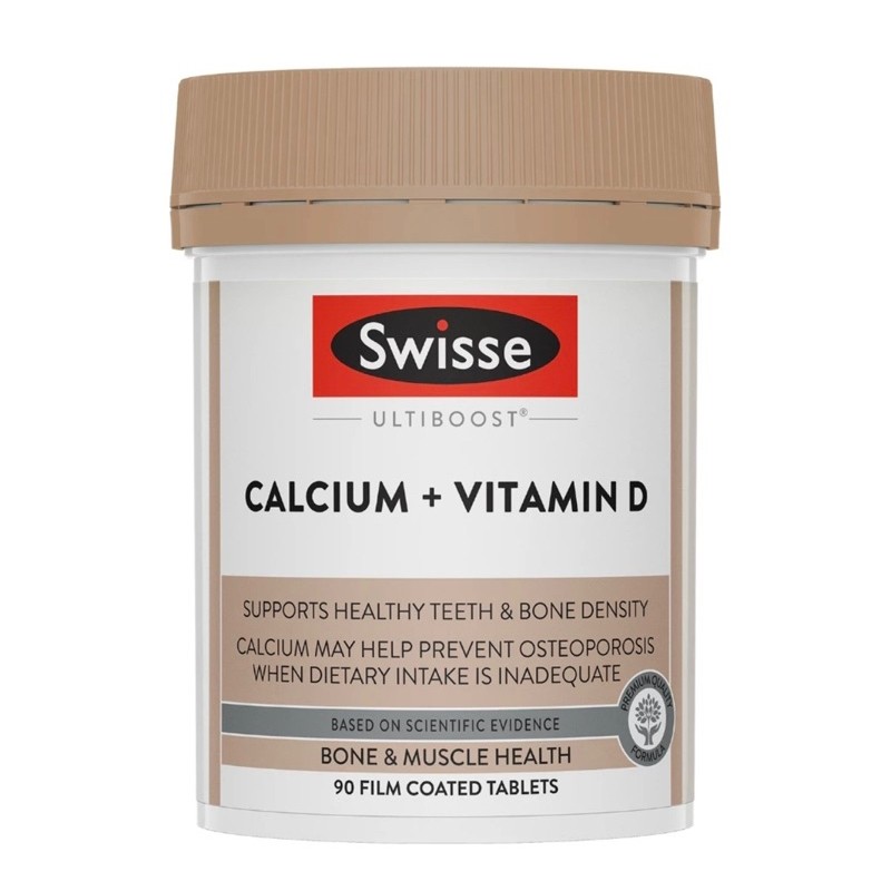 Viên uống bổ sung Canxi Swisse Calcium + Vitamin D của Úc