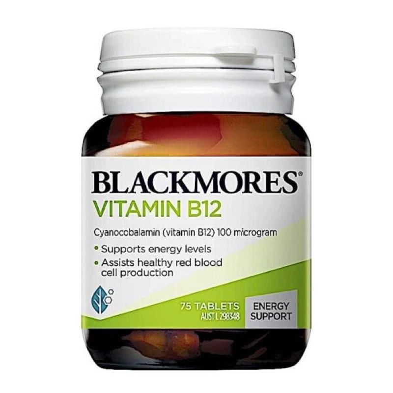 Viên uống bổ sung Vitamin B12 Blackmores 100mcg hộp 75 viên