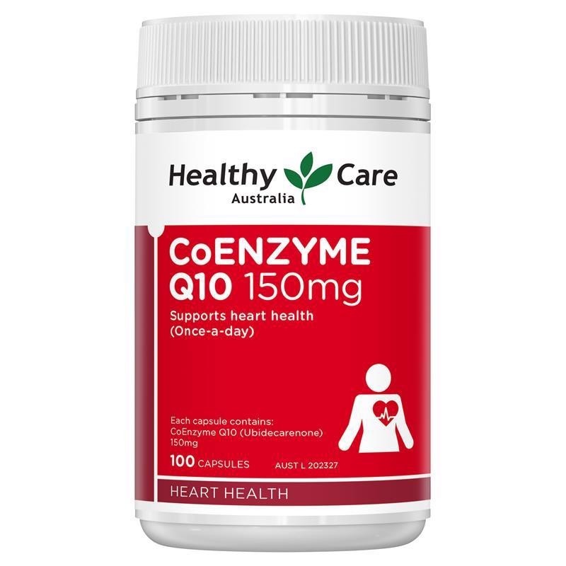 Viên uống Coenzyme Q10 150Mg Healthy Care, hộp 100 viên