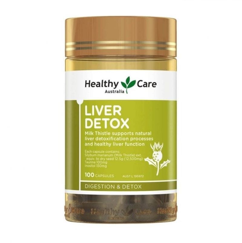 Viên uống Healthy Care Liver Detox - Hỗ trợ thải độc gan của Úc