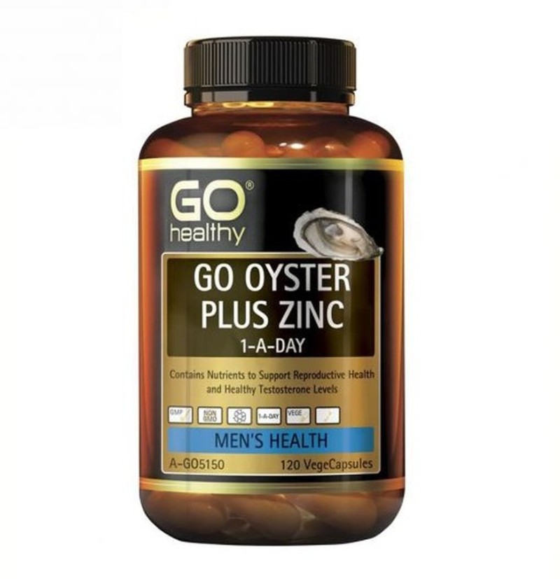 Tinh chất hàu Go Healthy Go Oyster Plus Zinc của Úc 1 hộp 120 viên