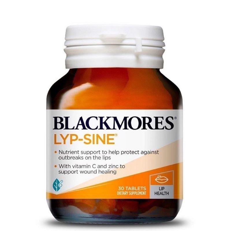 Viên uống hỗ trợ giảm nhiệt miệng Blackmores Lyp-Sine hộp 30 viên