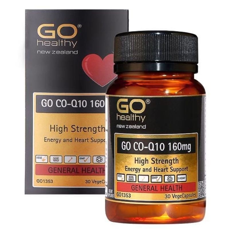 Viên uống hỗ trợ tim mạch GO Co-Q10 160mg, hộp 30 viên