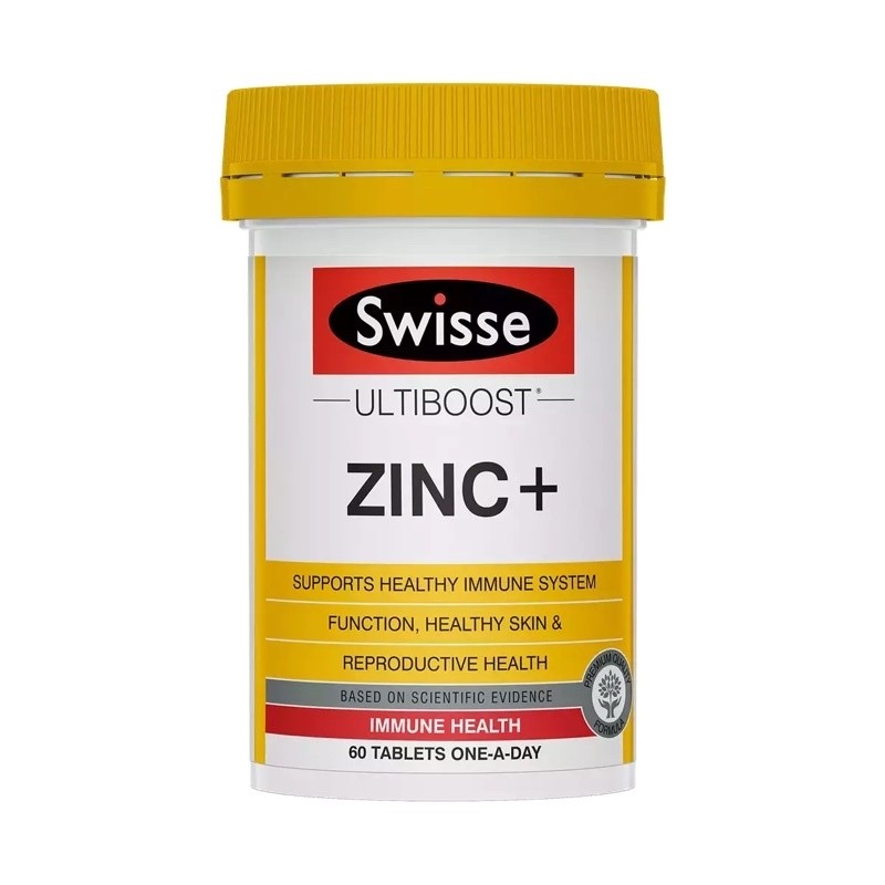Viên uống bổ sung kẽm Zinc+ Swisse của Úc hộp 60 viên