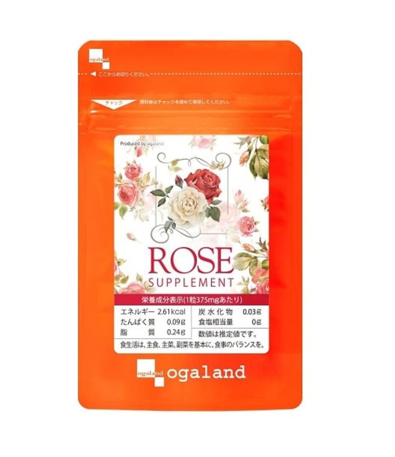 Viên uống thơm cơ thể Ogaland Rose Supplement Nhật Bản 30 viên