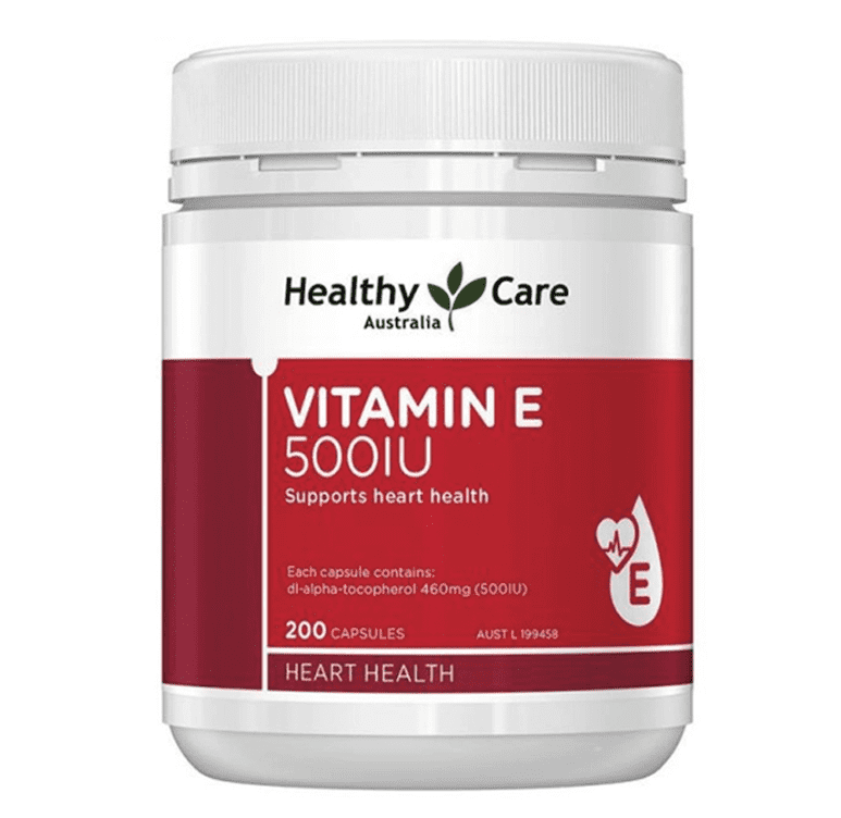 Viên uống bổ sung Vitamin E Healthy Care 500IU