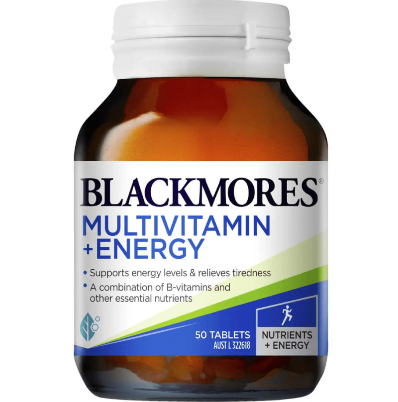 Viên uống Blackmores Multivitamin + Energy tăng cường năng lượng