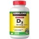 Viên uống bổ sung Vitamin D3 2000IU Kirkland của Mỹ